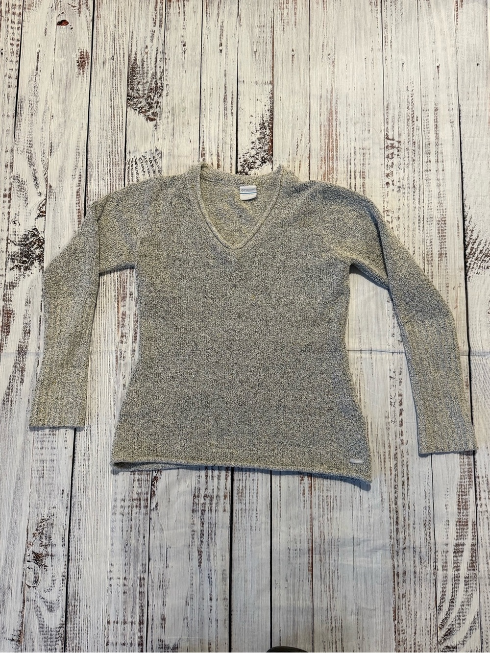Columbia Women's Gray V-Neck Sweater